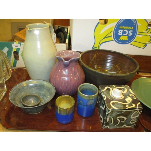 169 - Collection of Studio Pottery and Buchan Jug