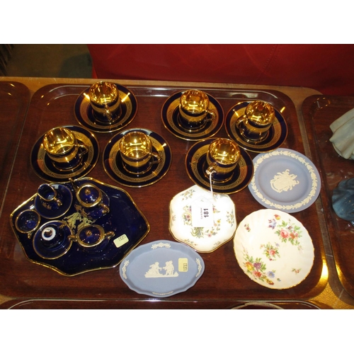 181 - Limoges France 12 Piece Coffee Set, Dolls Service and 3 Dishes