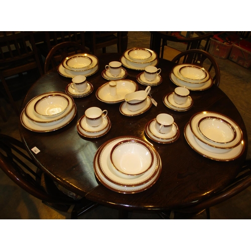 220 - Royal Albert Holyrood Dinner Service, 40 pieces