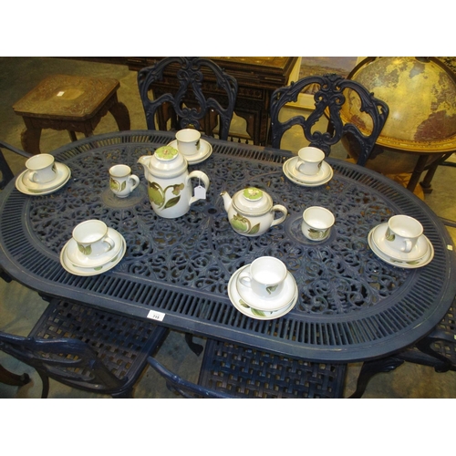 225 - Denby 22 Piece Coffee Service