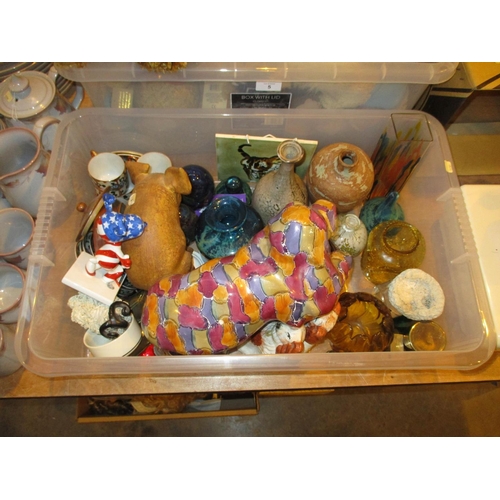 6 - Box of Mdina Glass, Ornaments etc