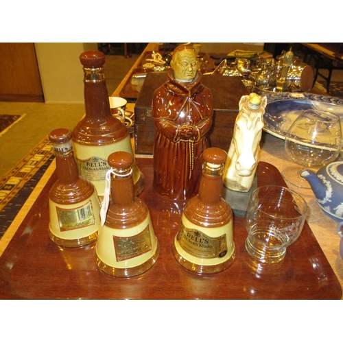 67 - Six Decanters and a Tumbler