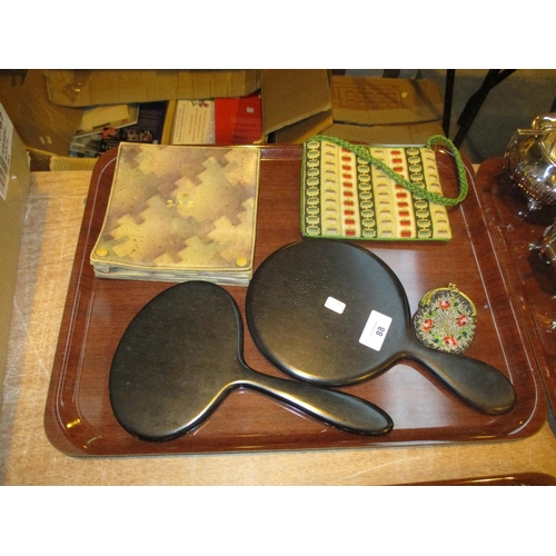 88 - Two Hand Mirrors, Purse and 2 Bags