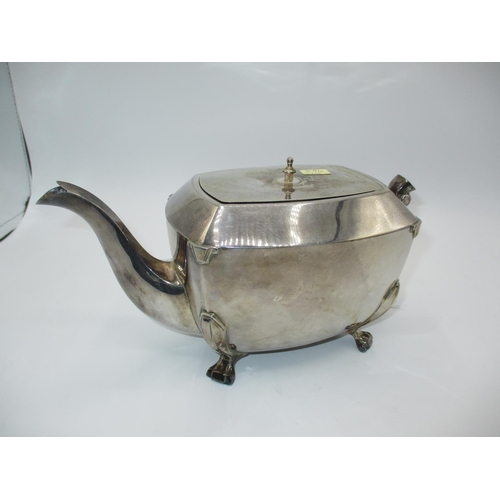 383 - Silver Tea Pot, 696g (no handle or finial)