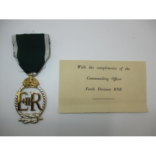 390 - Elizabeth II Medal 1968 Forth Division RNR