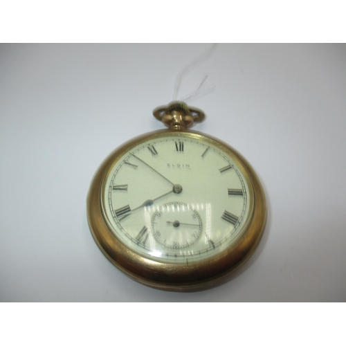 524 - Elgin Rolled Gold Pocket Watch