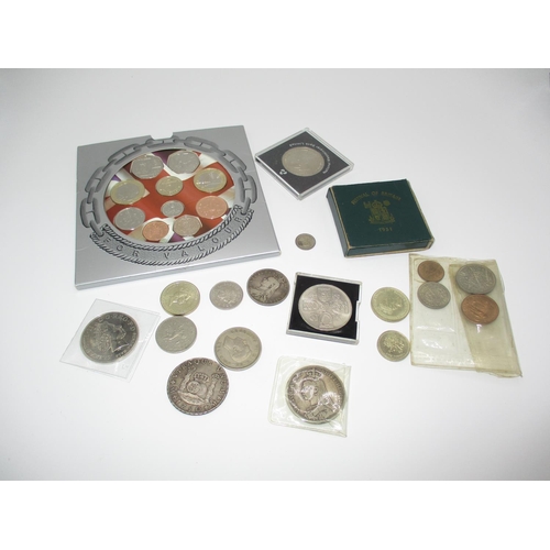 542 - 1750 Spanish Coin, Various Coins and a Coin Set