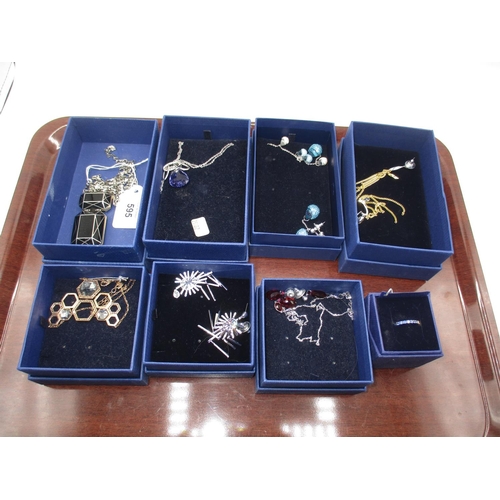 595 - Swarovski Necklaces and Jewellery Sets