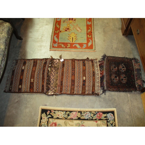 605 - Persian Double and Single Saddle Bags