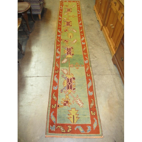 606 - Persian Wool Runner, 378x66cm