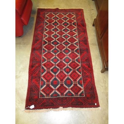 607 - Persian Wool Rug, 180x90cm