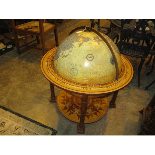 717 - Zoffoli Reproduction Antique World Globe