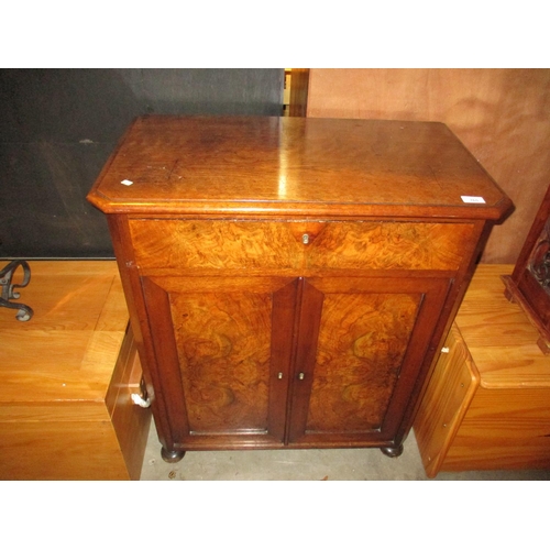 765 - Victorian Oak Side Cabinet, 75cm