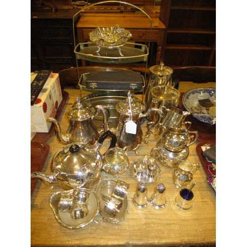 160 - Collection of Silver Plated Items