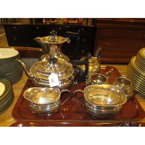 169 - Elkington Silver Plated 3 Piece Tea Service and a 4 Piece Tea Service