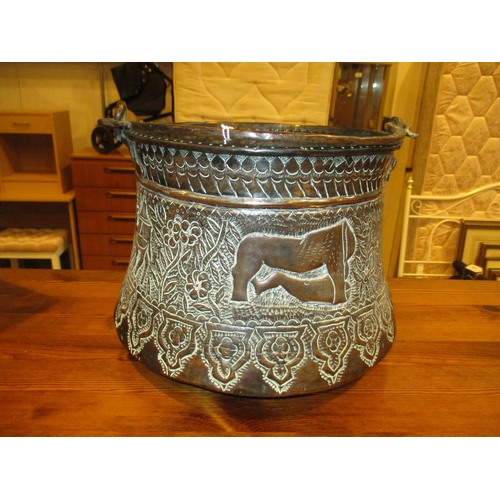 187 - Eastern Ornately Decorated Cooking Pot