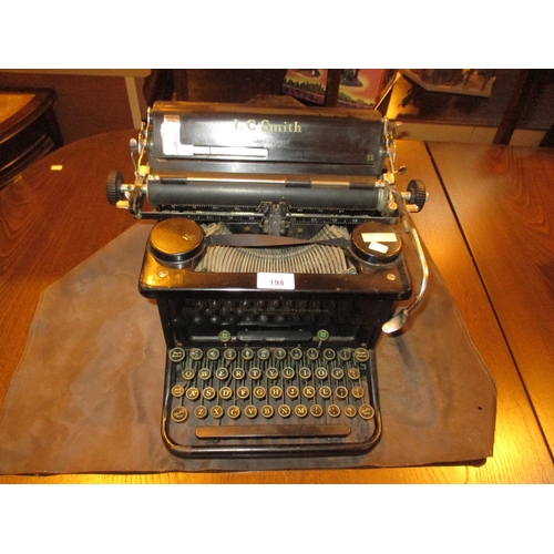 198 - L C Smith Typewriter