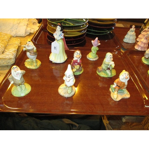 63 - Royal Doulton Snow White and 7 Dwarves