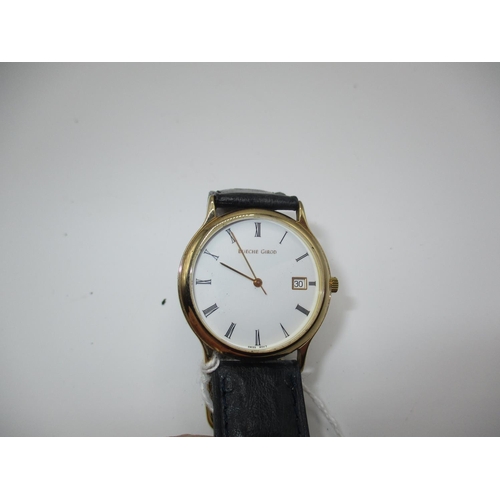 266 - Gents 9ct Gold Beuche Girod Watch