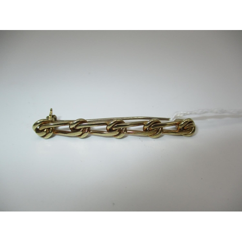 287 - 9ct Gold Knot Brooch, 3.59g