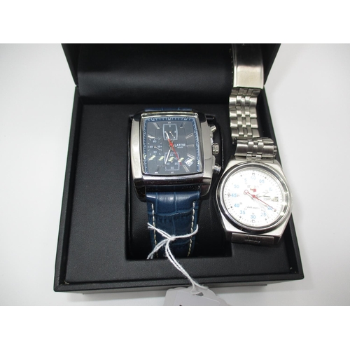 297 - Gents Seiko Automatic Watch and Lator Calibre Watch