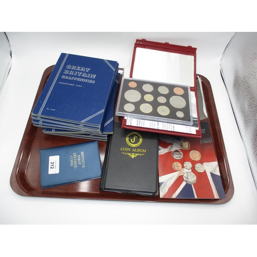 312 - UK 2005 Proof Coin Set, 2009 Set and Various Other Coin Sets, Part Sets etc