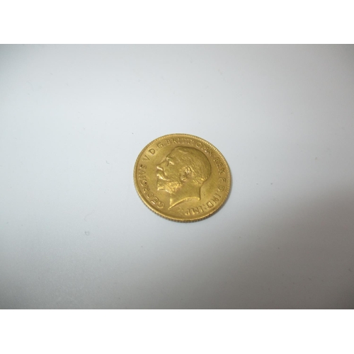 327 - 1911 Gold Half Sovereign