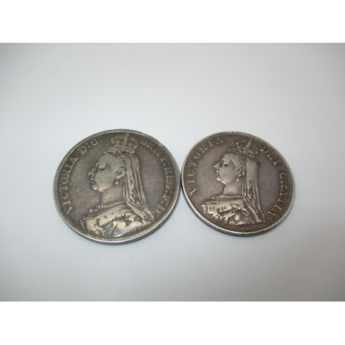 328 - Two Victorian Crowns 1890 and 1891