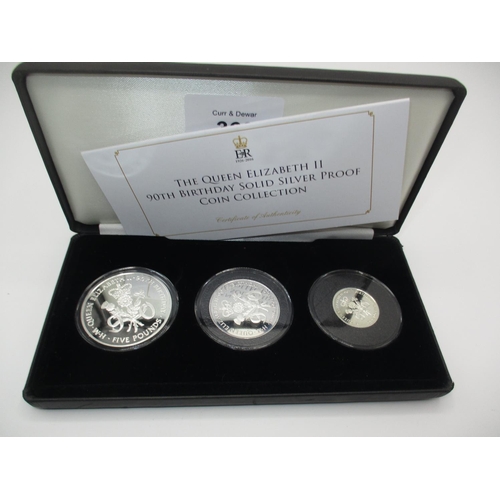 368 - Three 2016 Tristan Da Cunha Silver (925) Proof Coins, £5, £2, £1 