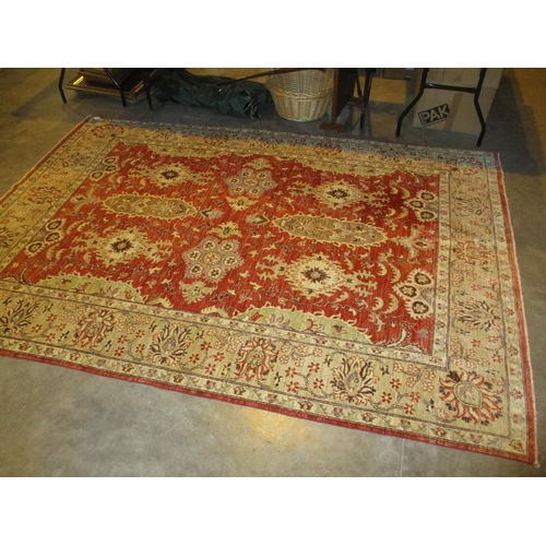 377 - Afghan Wool Carpet, 282x198cm