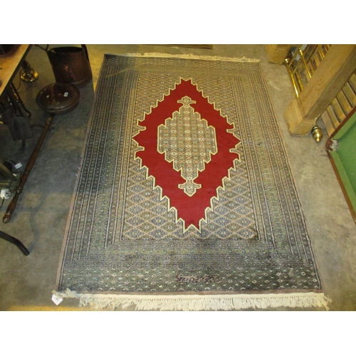 383 - Persian Wool Rug, signed, 185x126cm