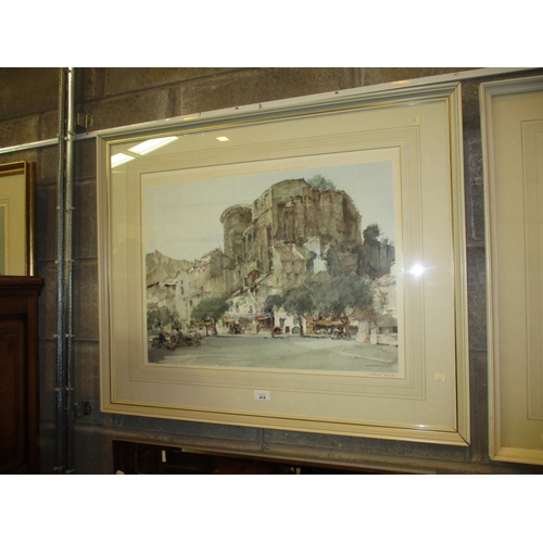 414 - William Russell Flint, Signed Print, La Vaulte Sur Rhone