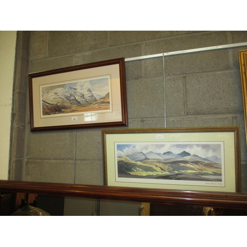 431 - Graham Buchanan Dunlop Two Prints The Tarmachan Ridge and Glenshee