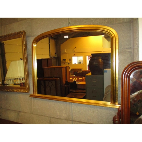 432 - Gilt Framed Overmantel Mirror, 72x96cm