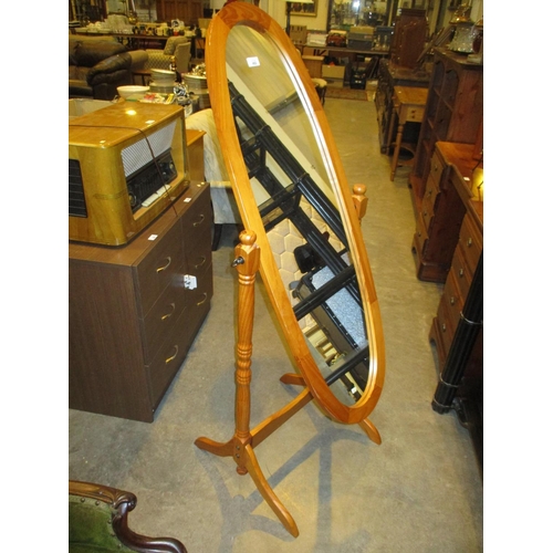 482 - Pine Cheval Mirror