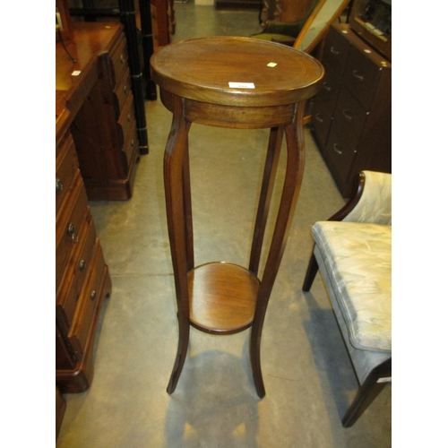 486 - Inlaid Mahogany Plant Table