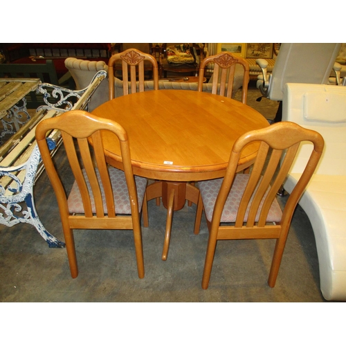 508 - Circular Dining Table with 4 Chairs