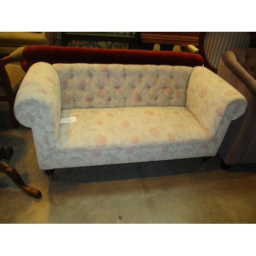 533 - Small Deep Buttoned Occasional Settee