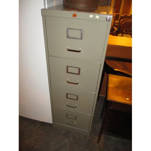 576 - Four Drawer Filing Cabinet with Key