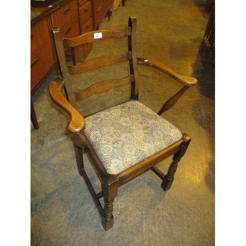 601 - Oak Occasional Arm Chair