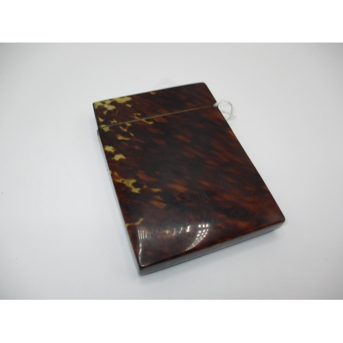 652 - Tortoiseshell Calling Card Case