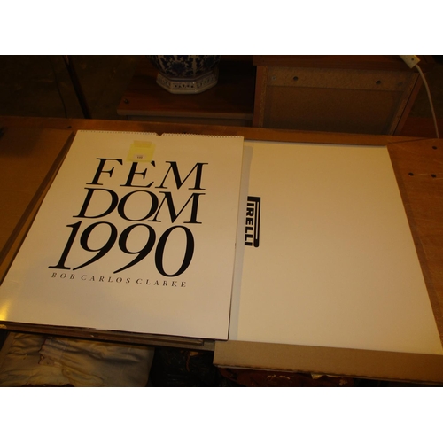 133 - Pirelli Calendar 1997 and Femdom 1990 Calendar by Bob Carlos Clarke