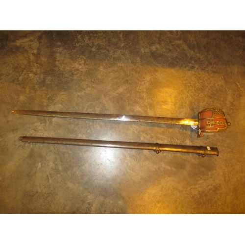 138 - Reproduction Basket Hilt Sword