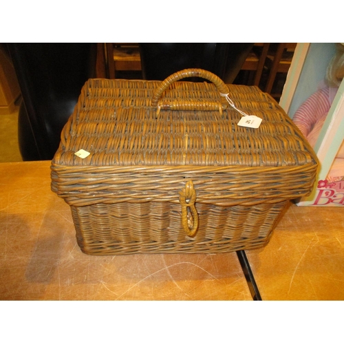 147 - Vintage Wicker Basket