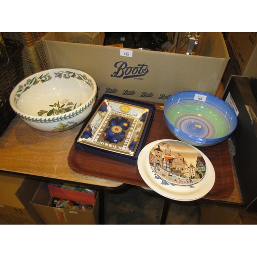 154 - Shelley and Portmeirion Bowls, Royal Worcester, Poole and Other Dishes
