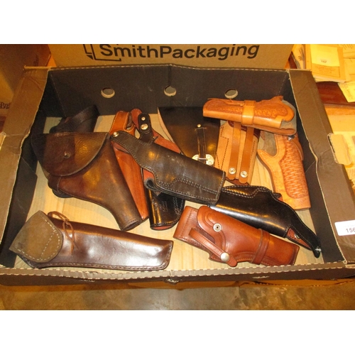 156 - Collection of Leather Holsters