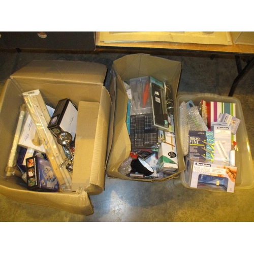 169 - Three Boxes of Crafting Accessories
