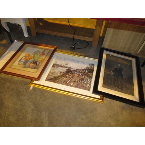 175 - James Kay Print and 3 Other Pictures