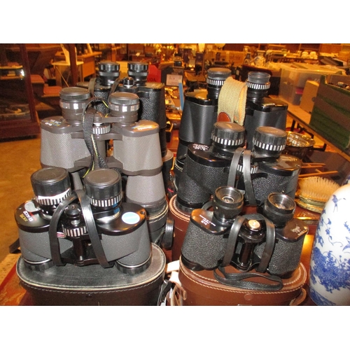 79 - Six Pairs of Binoculars - Hilkinson 8x40, Lizars 8x30, Ventora 6x zoom, Grampian 10x50, Miranda 10x5... 