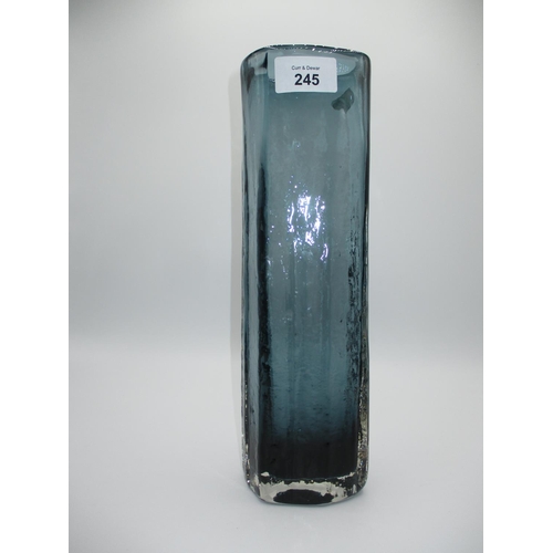 Whitefriars Indigo Cucumber Glass Vase, 29cm